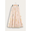 MELANGE FLORAL LACE SKIRT