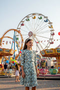 PEONY PLEATED DRESS