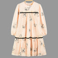 FLOWER CHIFFON DRESS